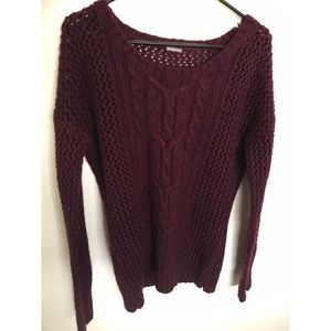 Burgundy Sweater